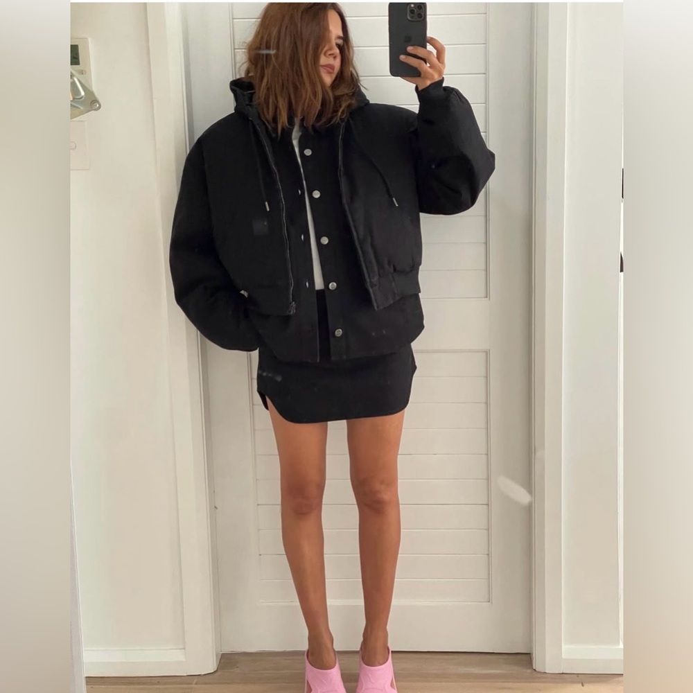 WARDROBE.NYC Black Mini Skirt